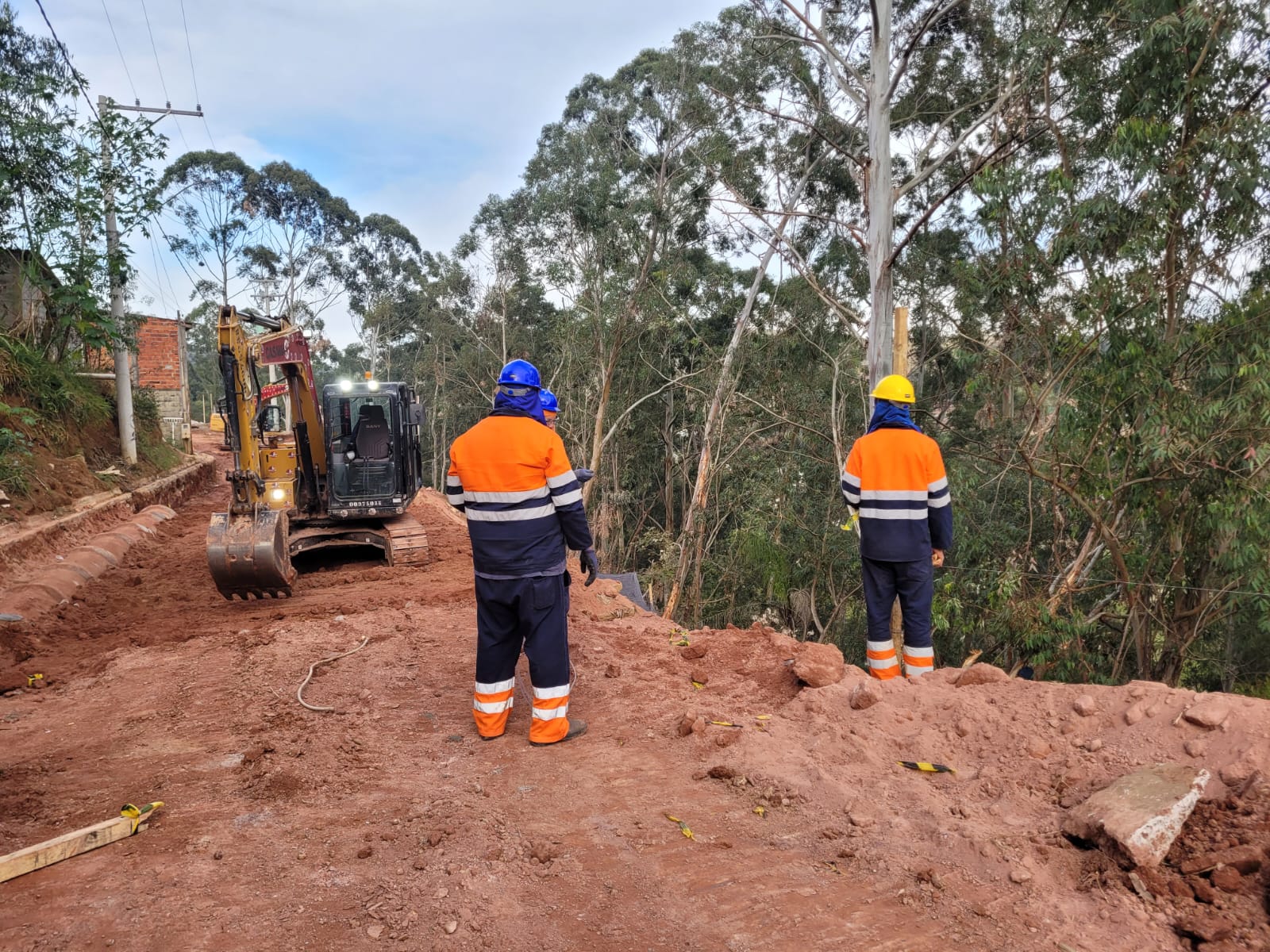 Obras na Rua Cristiano Kisberi