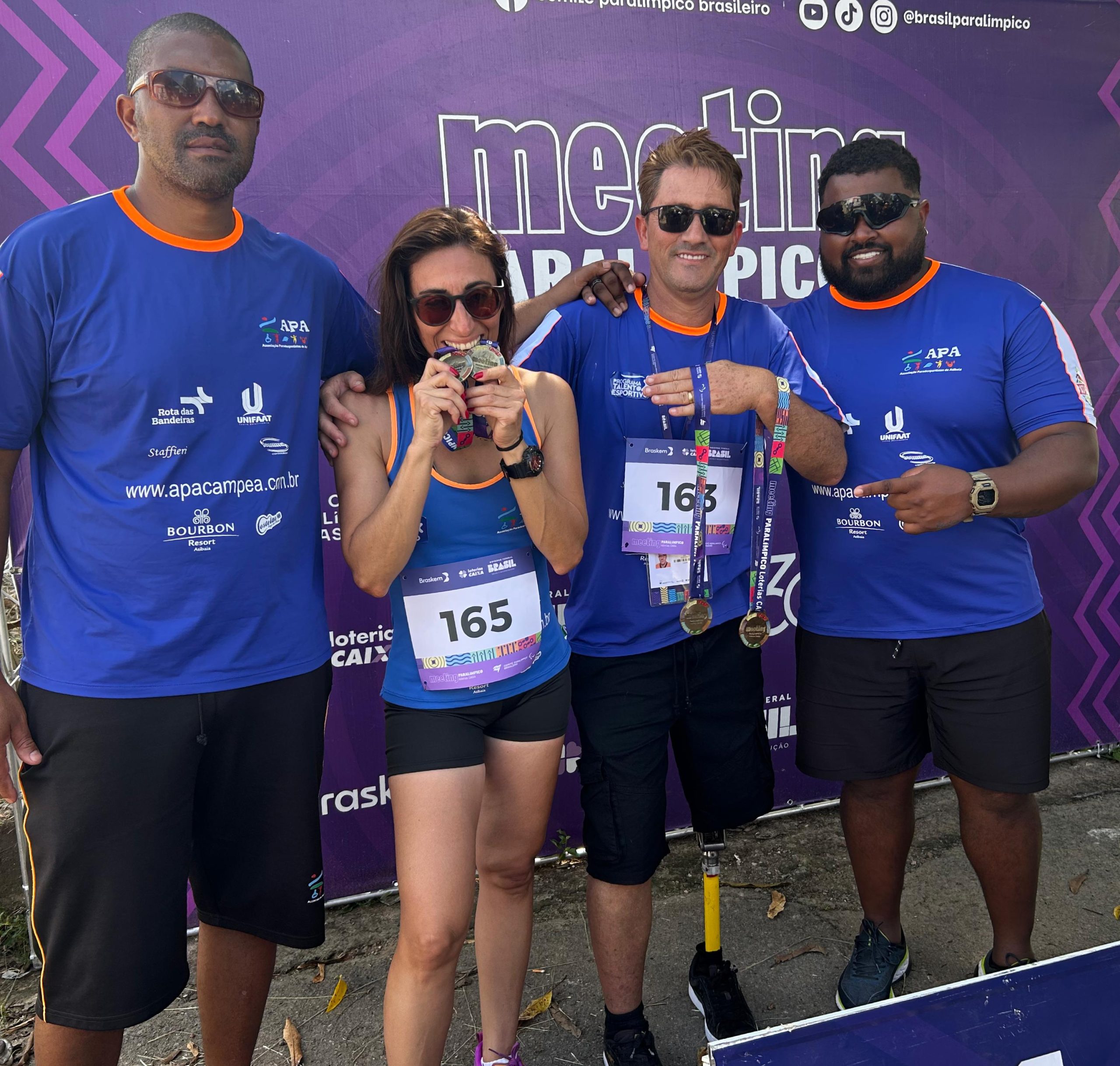 Atletas de Atibaia conquistam medalhas de ouro no Meeting Paralímpico Loterias Caixa